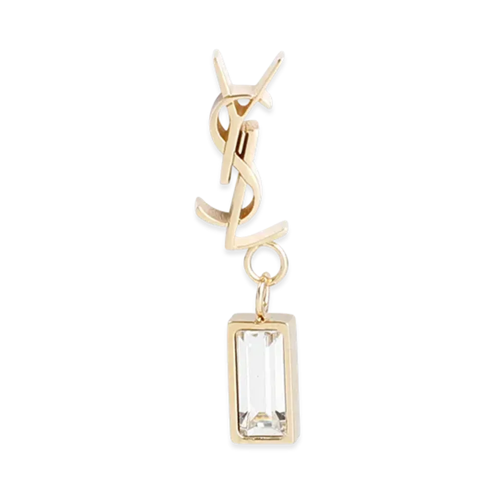 Saint Laurent Women's 'Cassandre' Single Earrings "Gold"