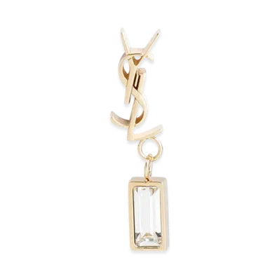 Saint Laurent Women's 'Cassandre' Single Earrings "Gold"