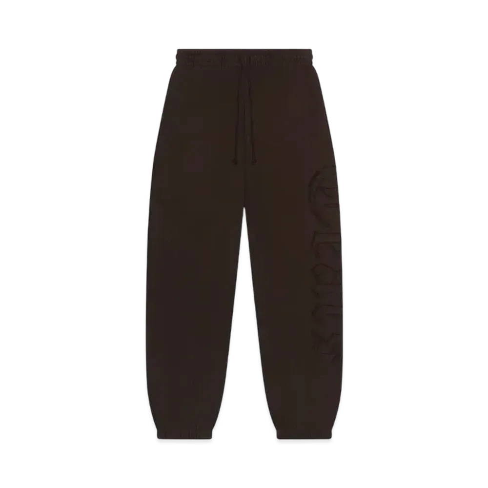 DENIM TEARS Tears Cut Out Sweatpants "Brown"