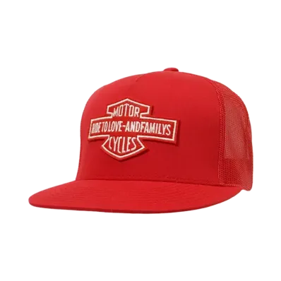 ANDFAMILYS MOTORCYCLE MESH CAP "RD"