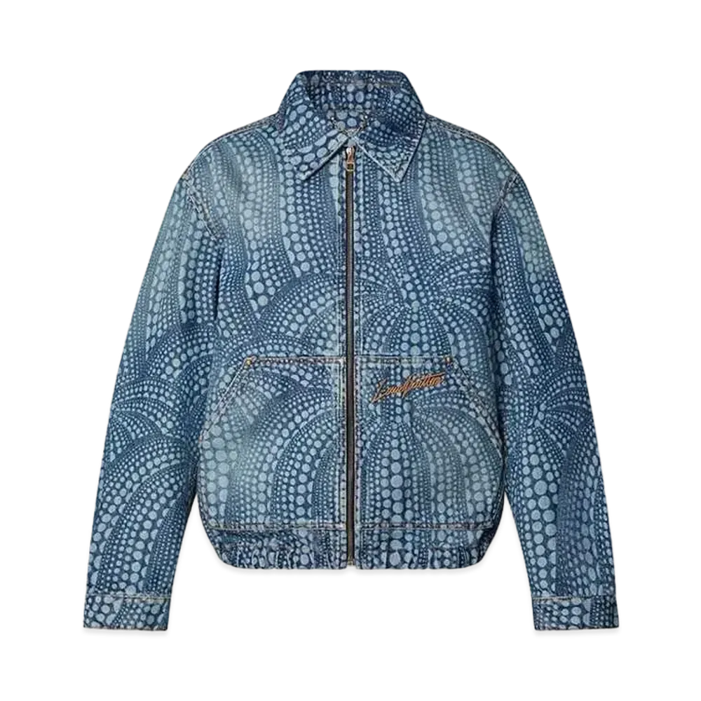 Louis Vuitton x Yayoi Kusama All Over Pumpkin Denim Blouson "Indigo"