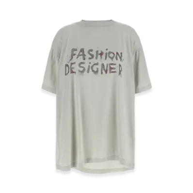 BALENCIAGA Women's 'Fashion Designer' T-Shirt "Gray"