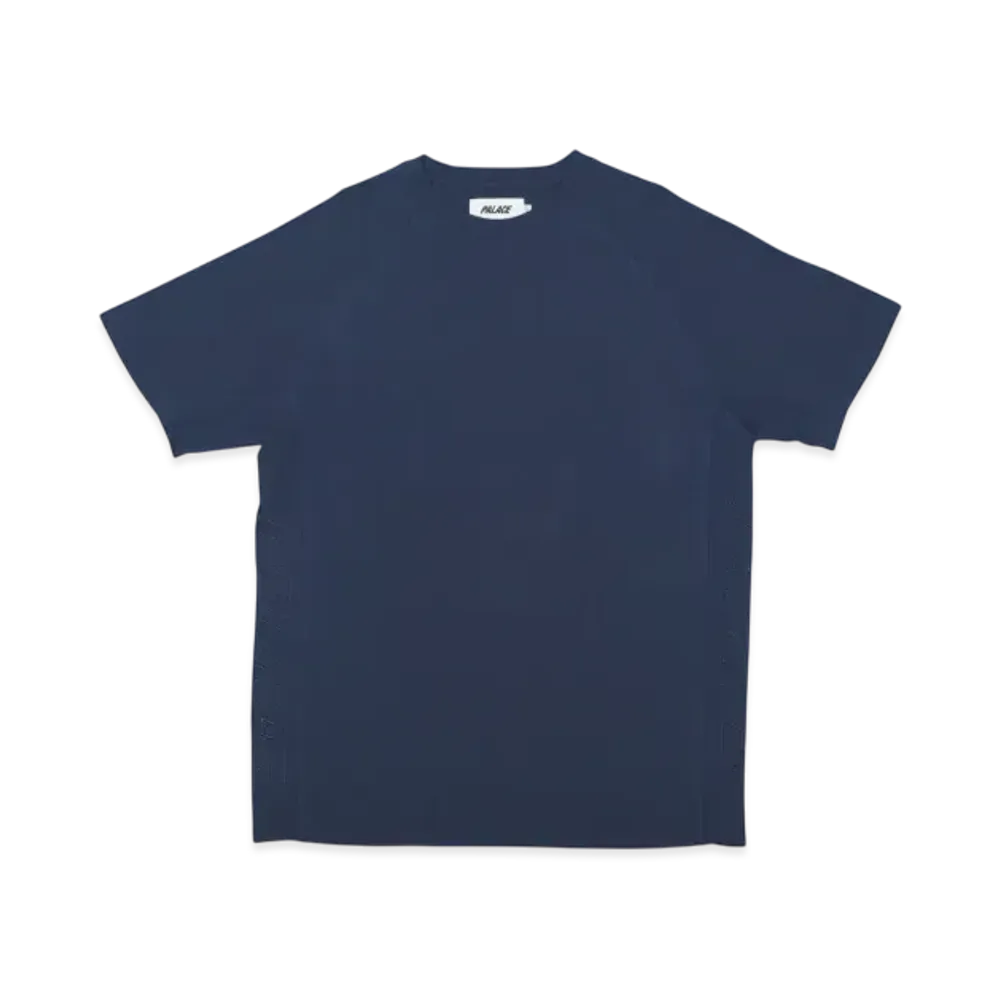 PALACE Pique Paneled Shortsleeve "Navy"