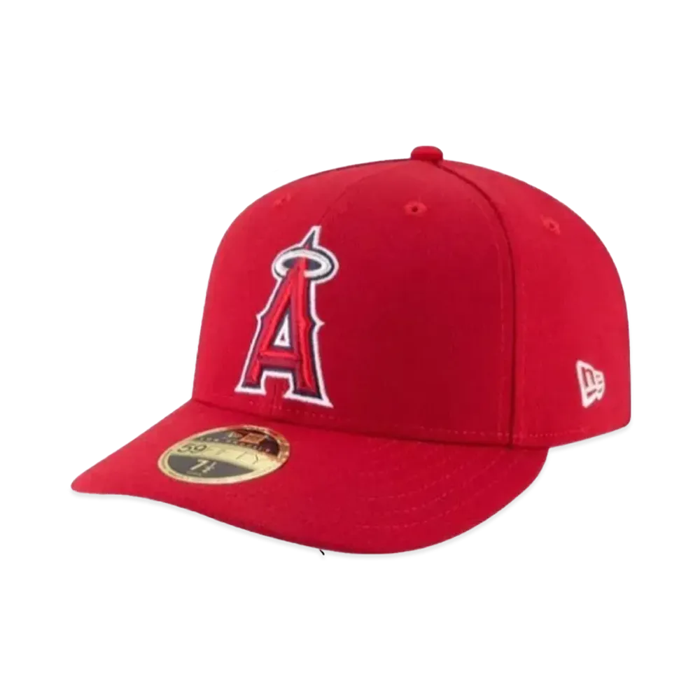 NEW ERA 59FIFTY 5950 LP MLB Low Profile "Angelth red"