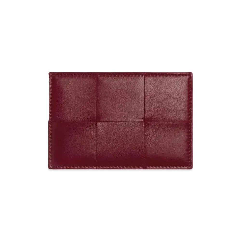 Bottega Veneta Credit Card Case "Bordeaux"