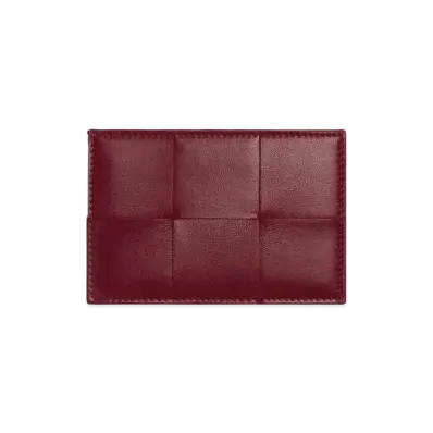 Bottega Veneta Credit Card Case "Bordeaux"