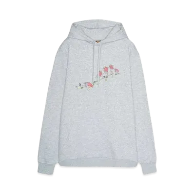 BROTHER MERLE Men's Knit Hooded Pullover - Epic Bail "HEATHER GREY"
