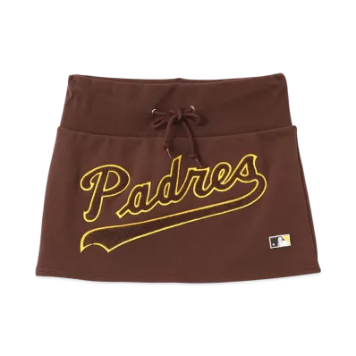 atmos x MLB Logo Sweat Skirt "Brown"