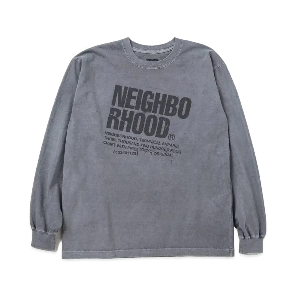 NEIGHBORHOOD NH . Tee LS-11 "Gray"