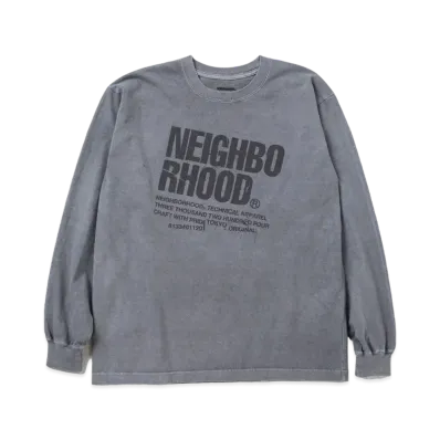 NEIGHBORHOOD NH . Tee LS-11 "Gray"