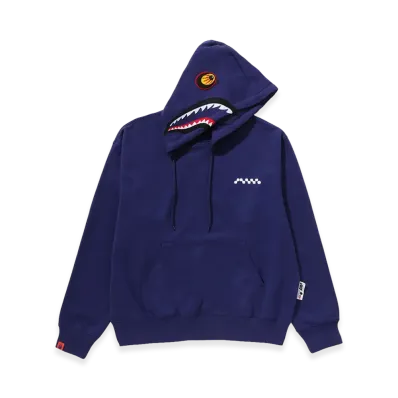 A BATHING APE x KAZUKI KURAISHI Afterhood Shark Hoodie "Purple"