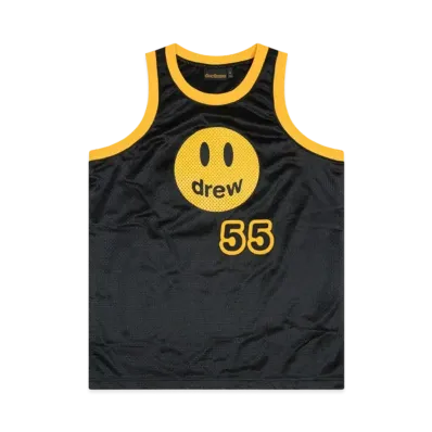 drew house mesh mascot basketball jersey "Black"