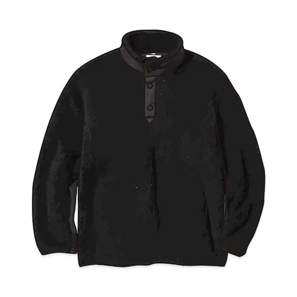 Uniqlo White Mountaineering Fleece Oversize Pullover "Black"