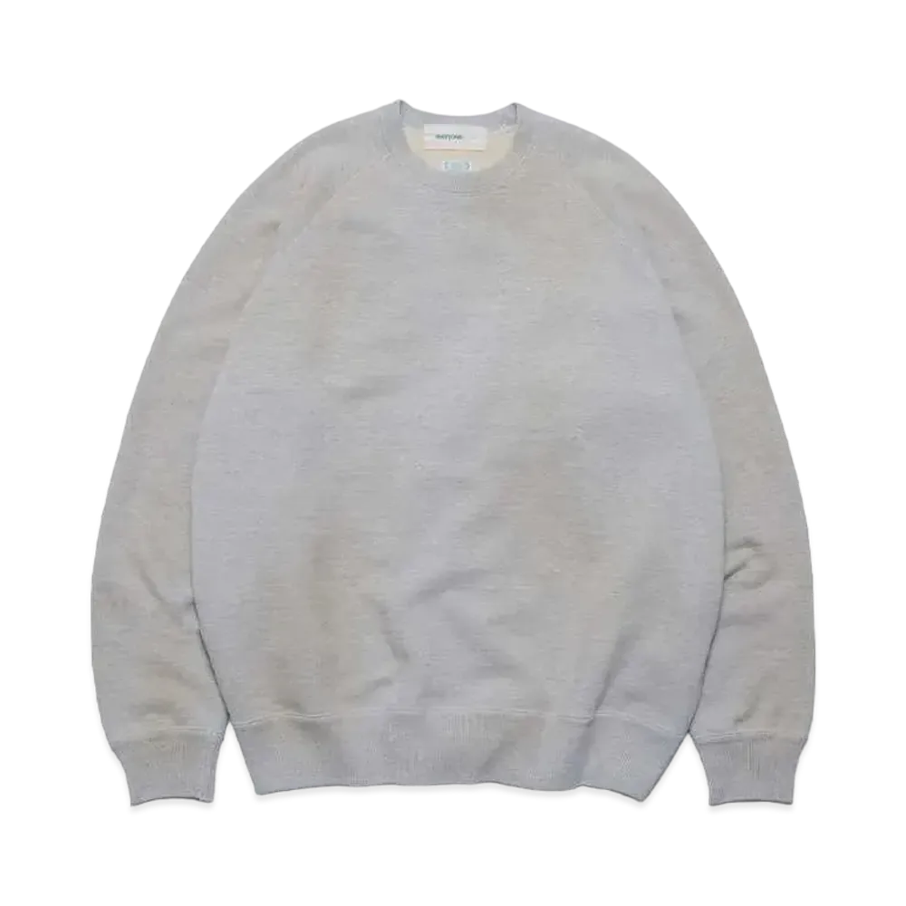 everyone x A.PRESSE Vintage Crew Sweat "Gray"