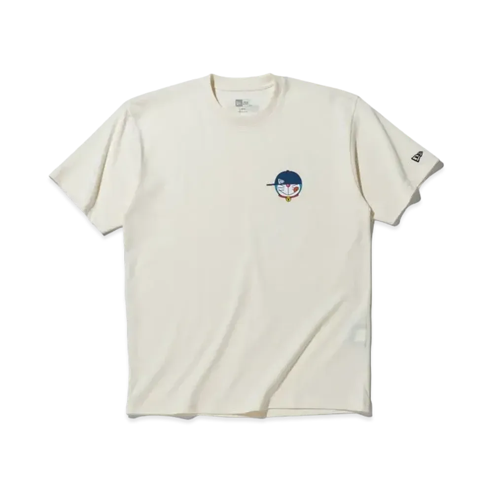 NEW ERA x Doraemon Cotton Short Sleeve Tee Face Logo Regular Fit "Off White"