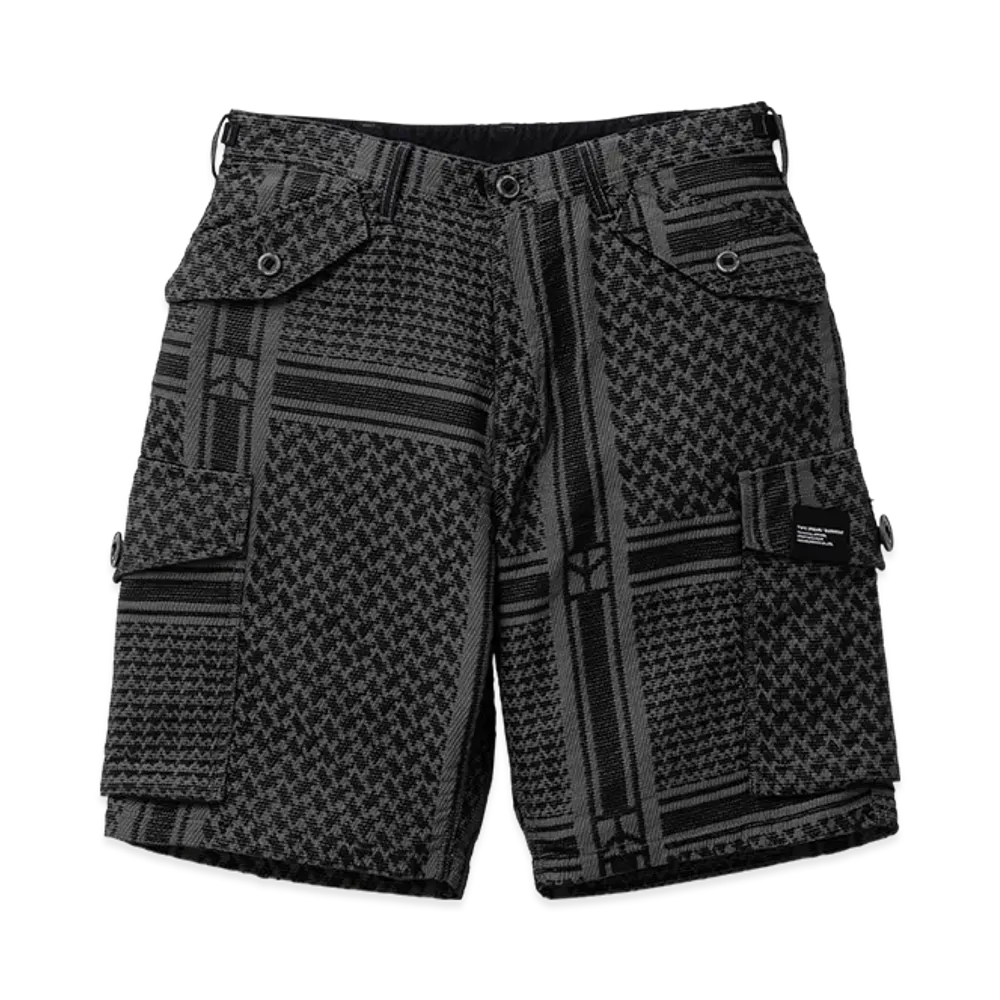 NEIGHBORHOOD JQ Shemagh Cargo Short Pants "Black"