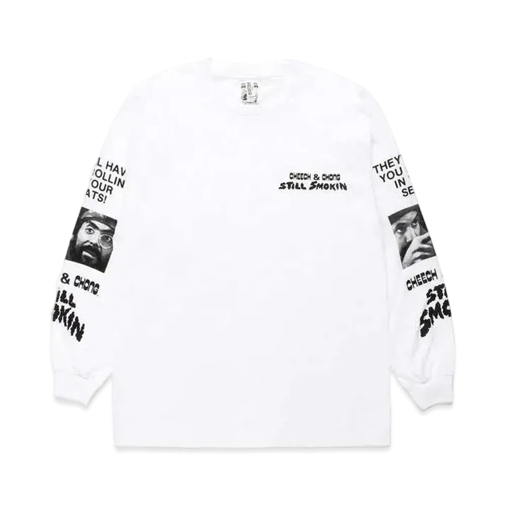 WACKO MARIA STILL SMOKIN' / LONG SLEEVE T-SHIRT #1 "White"