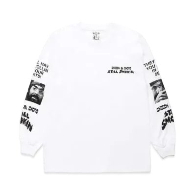 WACKO MARIA STILL SMOKIN' / LONG SLEEVE T-SHIRT #1 "White"