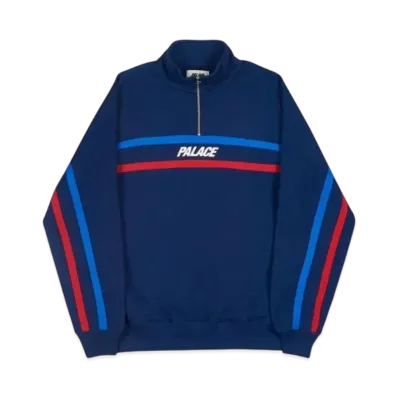 PALACE S-Line 1/4 Zip "Navy"