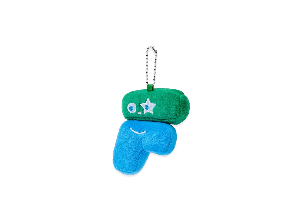 FamilyMart Convenience Wear x NIGO Plush Keychain F "Green/ Blue"