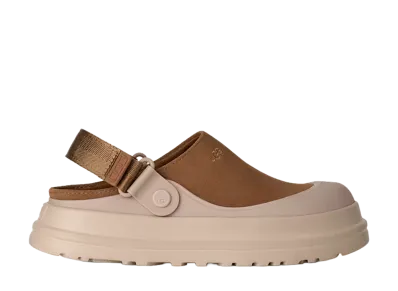 UGG Women's GoldenGlow Suede Clog "Chestnut"