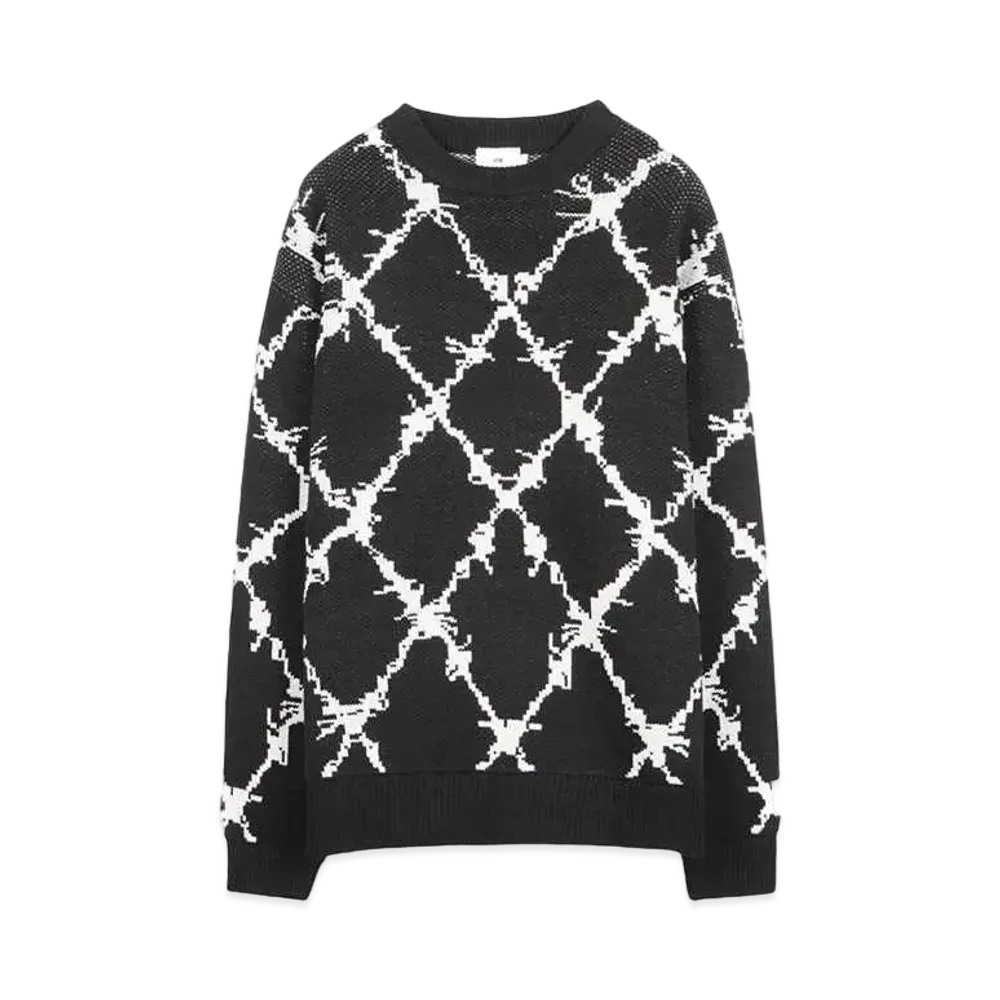 FTW PATTERN KNIT SWEATER "WIRE"