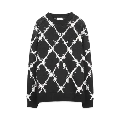 FTW PATTERN KNIT SWEATER "WIRE"