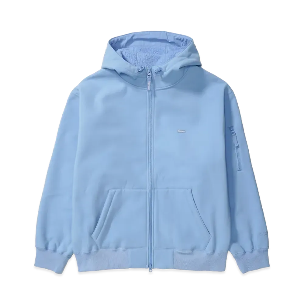 Supreme Windstopper Zip Up Hooded Sweatshirt "Light Blue"