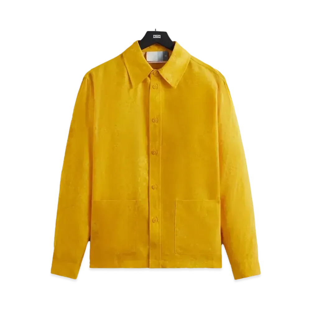 Kith Cupro Linen L/S Boxy Collared Overshirt "Opulence"