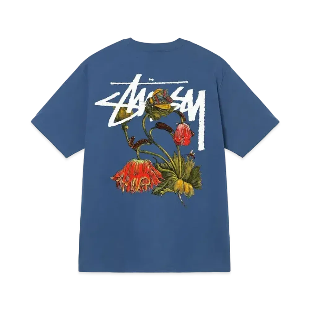 Stussy WITHERED FLOWER TEE "Midnight"