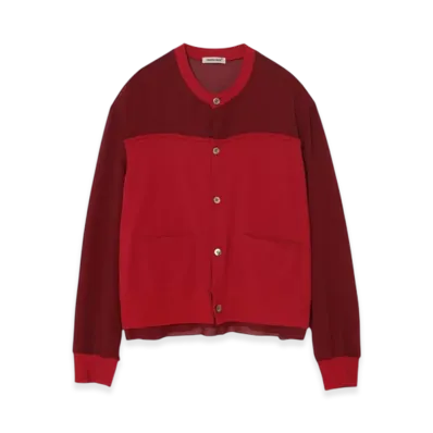 UNDERCOVER Georgette Cardigan "Red"