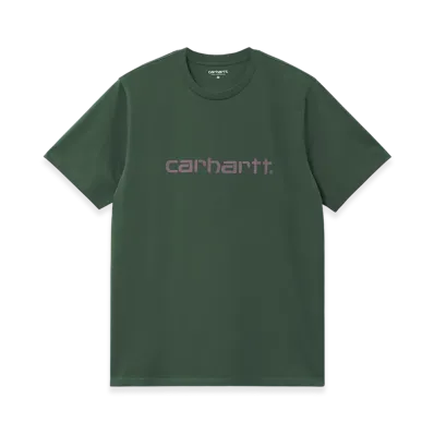 Carhartt WIP S/S Script T-Shirt "Sycamore Tree/Phlox"