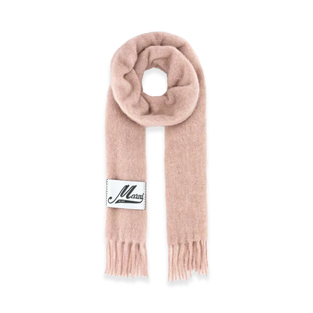 MARNI Alpaca Blend Scarf "Pink"
