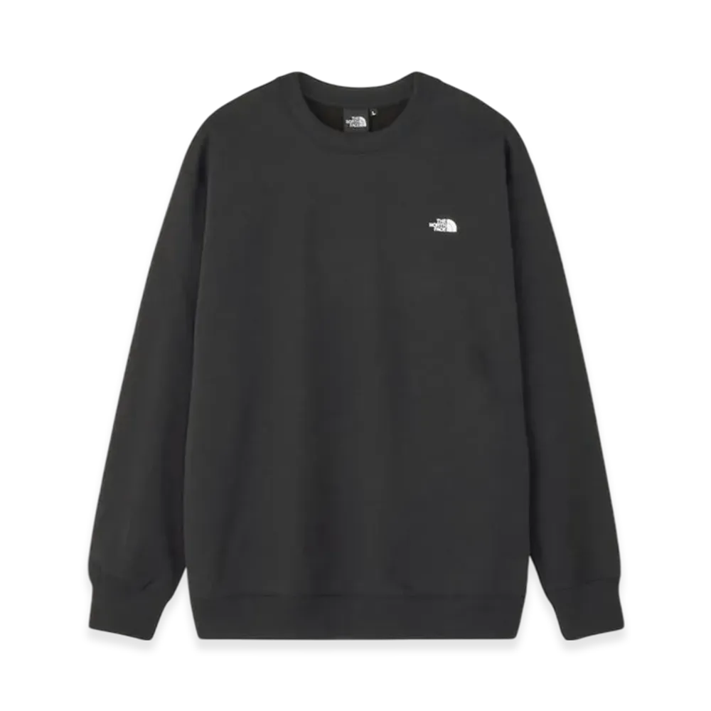 The North Face Small Logo Heather Sweat Crew "Black"