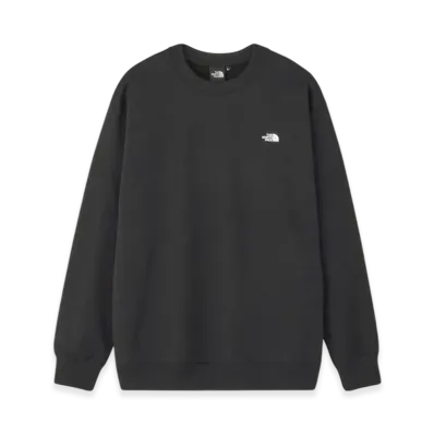 The North Face Small Logo Heather Sweat Crew "Black"