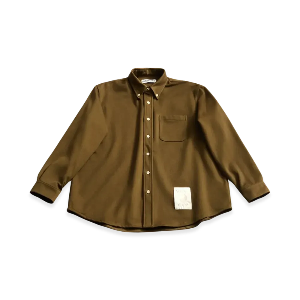OUR LEGACY Work Shop Shirt "Khaki Wool"