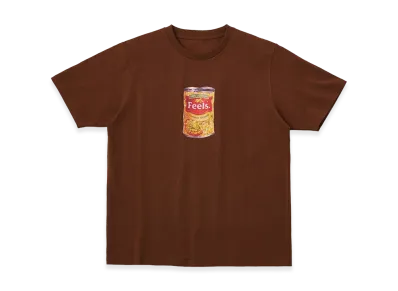 FEELS. Canned Logo T-Shirt "Brown"