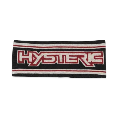 HYSTERIC GLAMOUR Women's Hysteric Sports Jacquard Headband "Black"