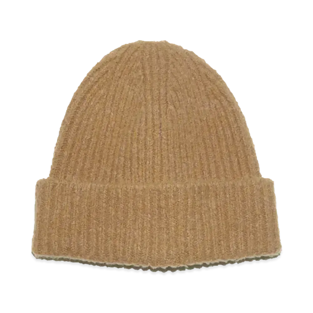 Acne Studios Wool Blend Beanie "Camel Brown"