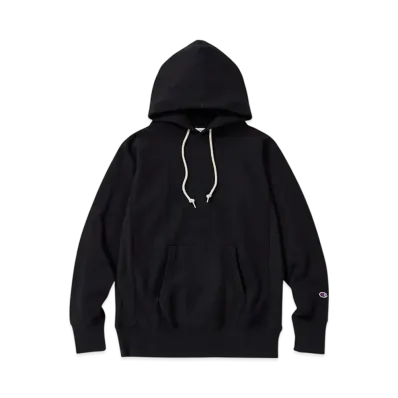 Champion Reverse Weave Hooded Sweatshirt 25SS "Black"