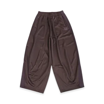 NEEDLES H.D. Track Pants Poly Smooth "Brown"