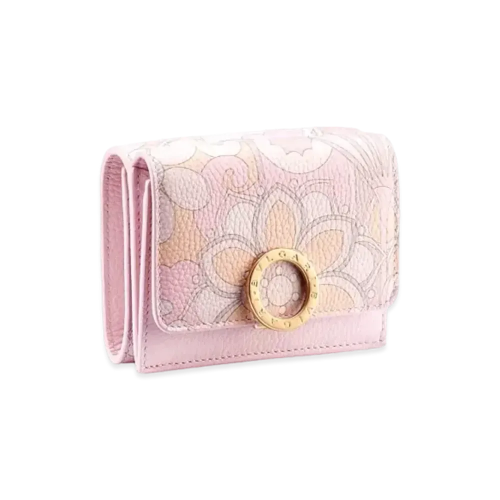 BVLGARI BVLGARI Primavera Trifold Wallet "Pink"
