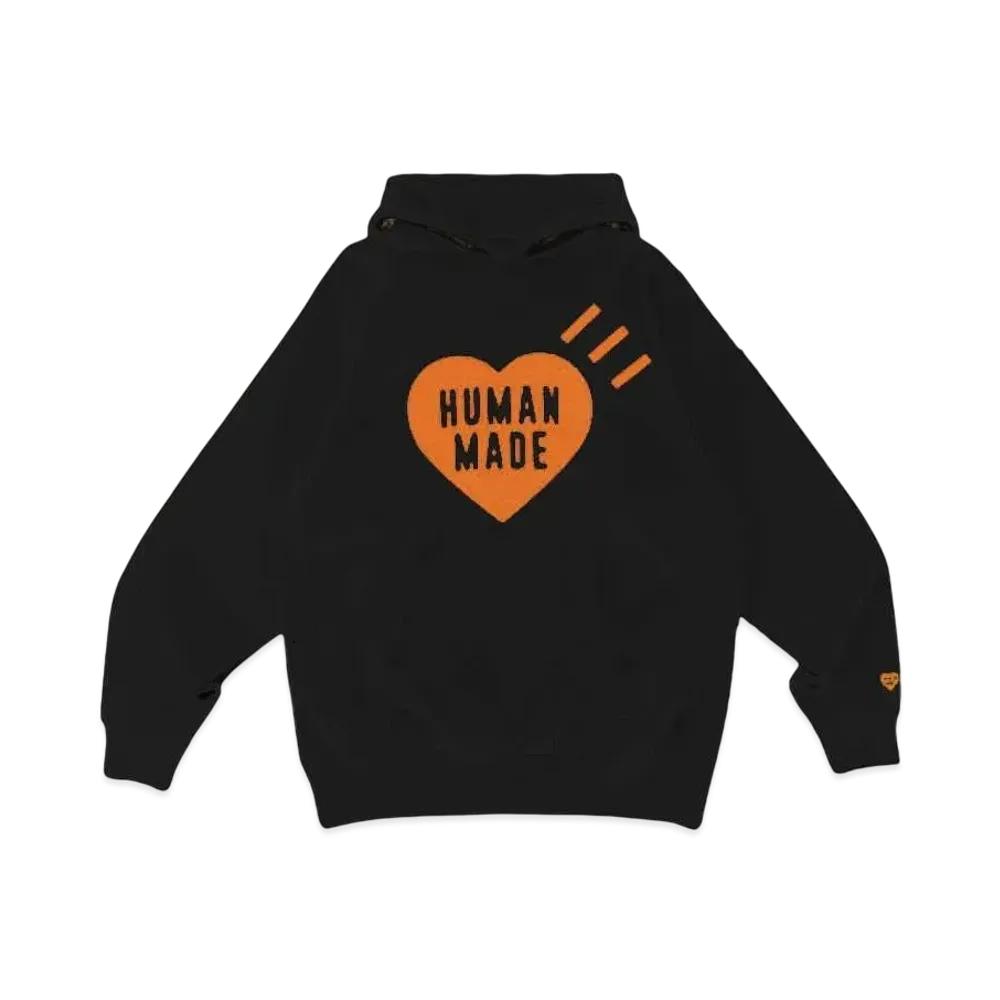 HUMAN MADE Heart Heavyweight Hoodie Shibuya Parco / Orange "Black"