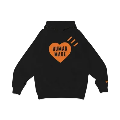 HUMAN MADE Heart Heavyweight Hoodie Shibuya Parco / Orange "Black"