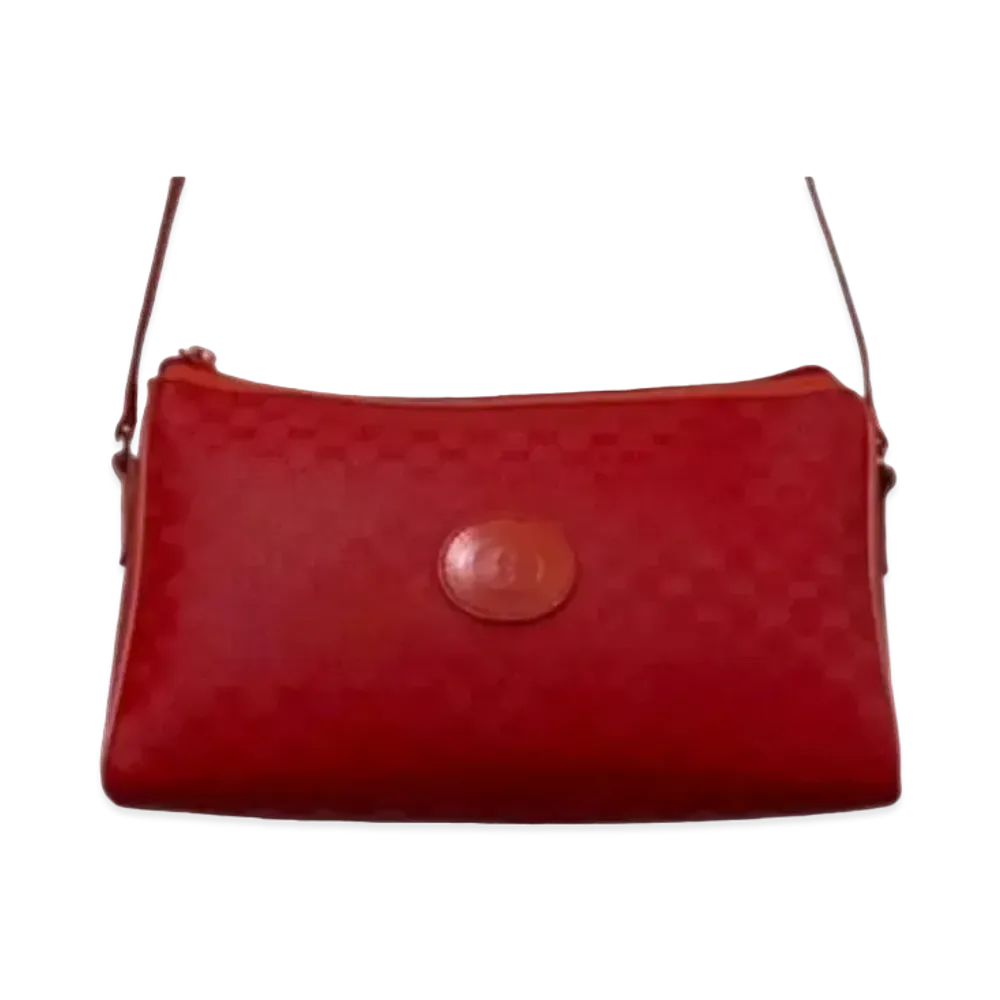 GUCCI Old Gucci Micro GG Leather "Red"