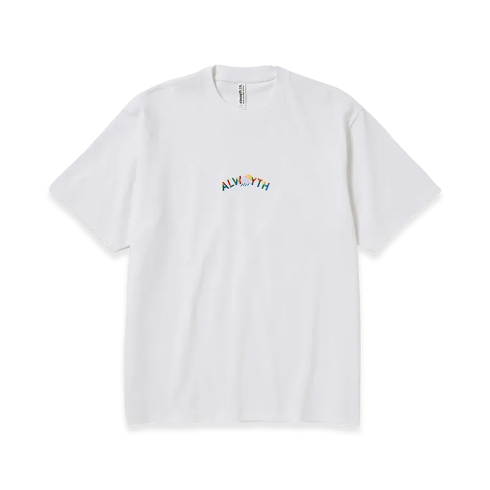 ALWAYTH Multi-colored Embroidered T-Shirt "White"