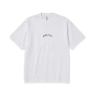 ALWAYTH Multi-colored Embroidered T-Shirt "White"