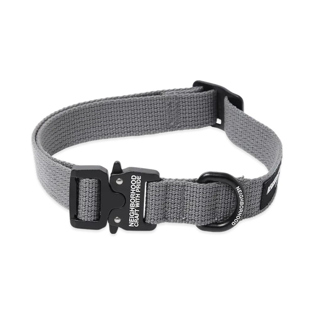 NEIGHBORHOOD Dog Collar Wide "Gray"
