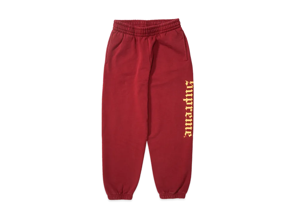 Supreme Washed Old English Sweatpant "Cardinal"