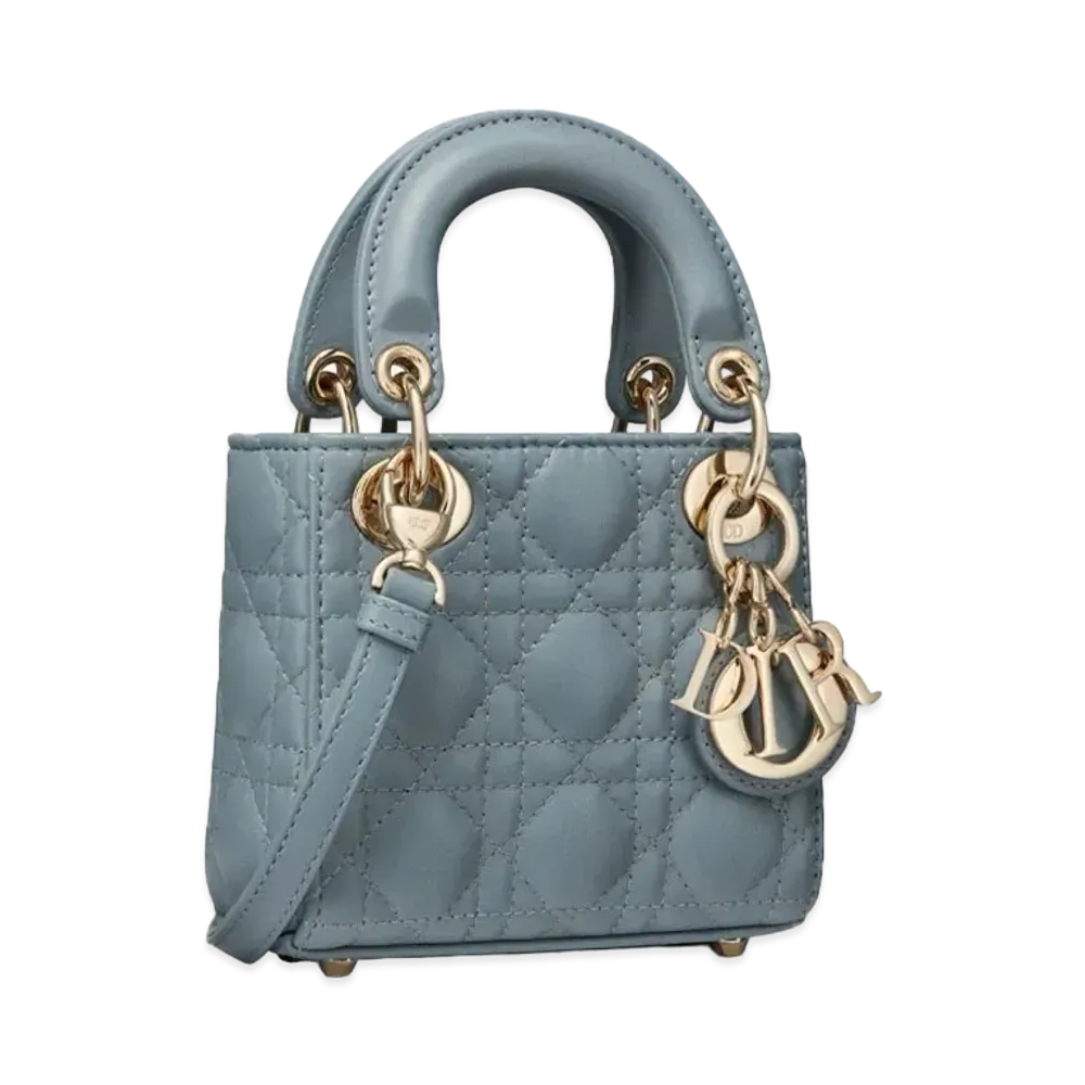 Dior Micro Lady Dior Bag "Blue"